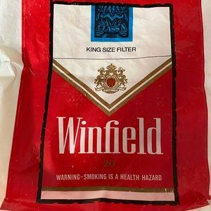 Vintage Winfield Thick Plastic Bag- Great for a Costume Accessory!